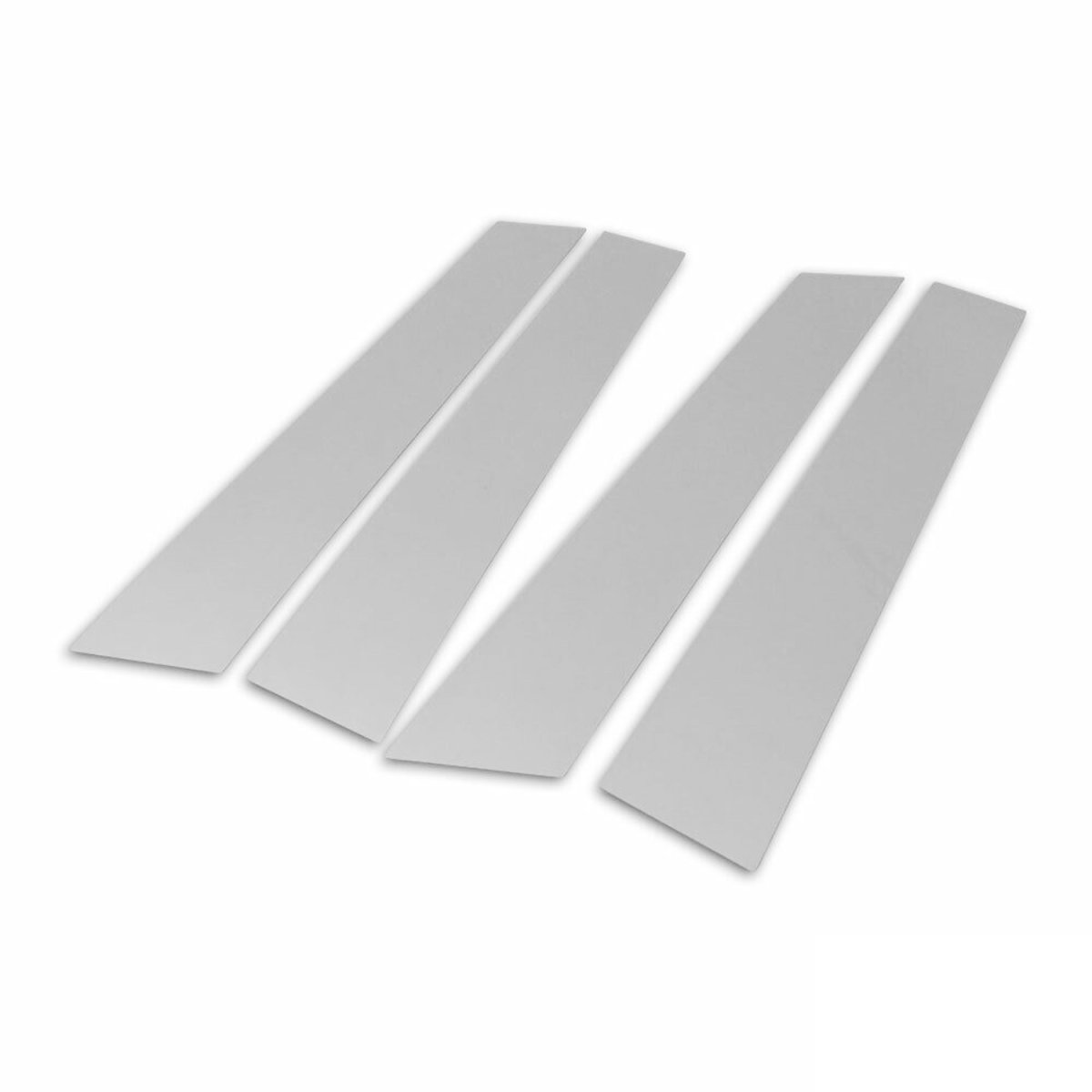 Mini Cooper Countryman R60 Pillar Trims - Omac - S.Steel - Gloss Silver - '10-'16